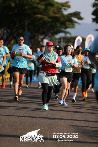 Race photo from KBP City Run 2024