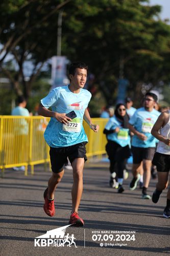 Race photo from KBP City Run 2024