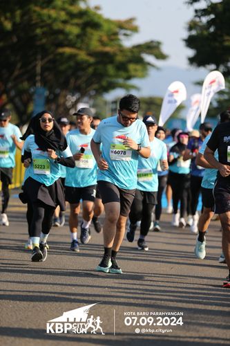 Race photo from KBP City Run 2024