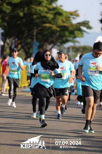 Race photo from KBP City Run 2024
