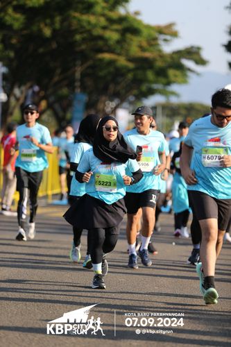 Race photo from KBP City Run 2024
