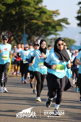 Race photo from KBP City Run 2024