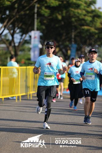 Race photo from KBP City Run 2024