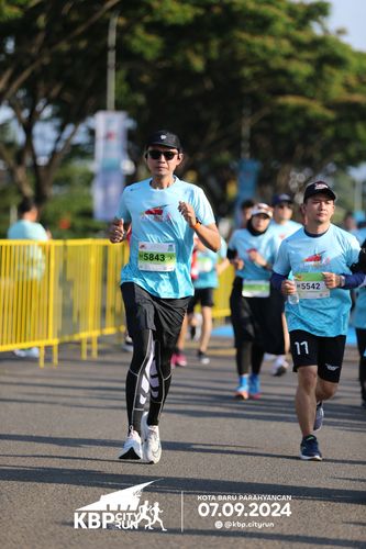 Race photo from KBP City Run 2024