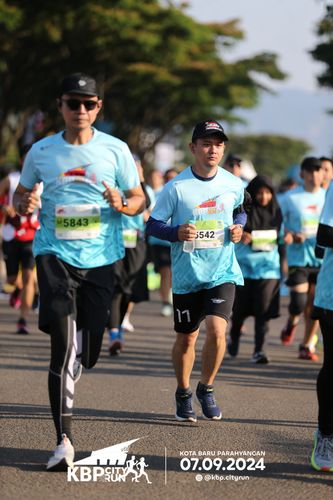 Race photo from KBP City Run 2024