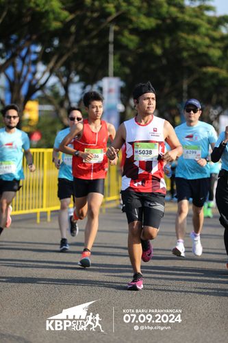Race photo from KBP City Run 2024