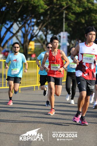 Race photo from KBP City Run 2024