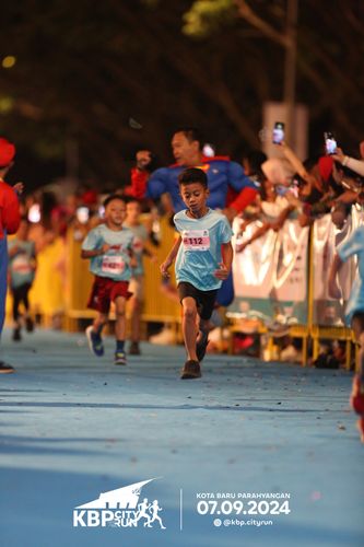 Race photo from KBP City Run 2024