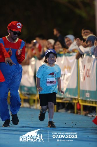 Race photo from KBP City Run 2024