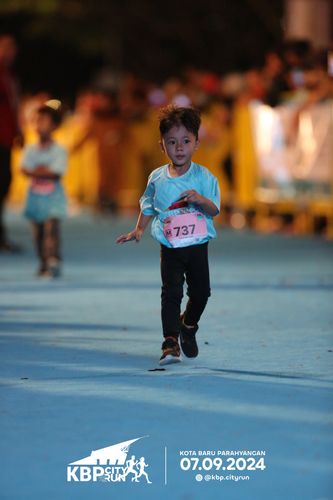 Race photo from KBP City Run 2024