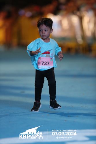 Race photo from KBP City Run 2024