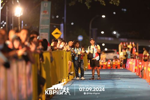 Race photo from KBP City Run 2024