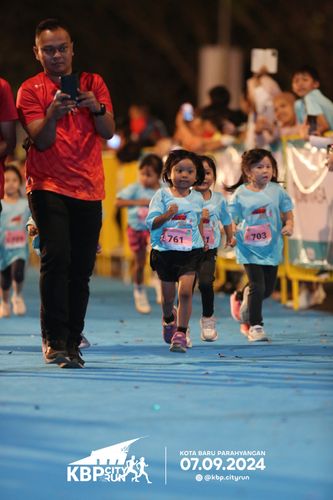Race photo from KBP City Run 2024