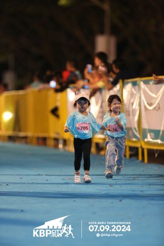 Race photo from KBP City Run 2024