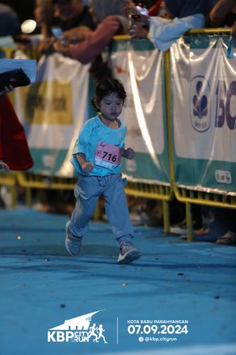 Race photo from KBP City Run 2024