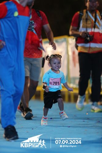 Race photo from KBP City Run 2024