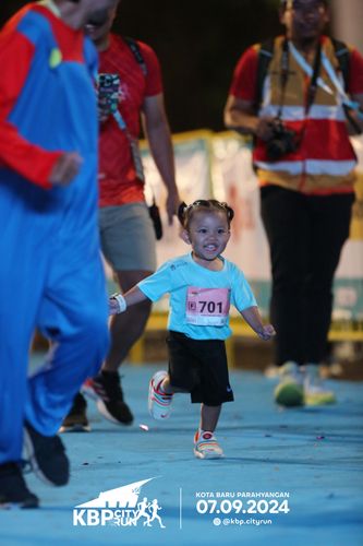 Race photo from KBP City Run 2024
