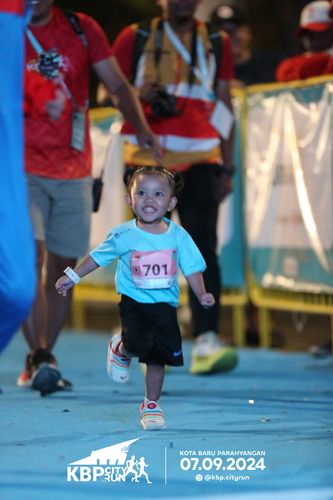 Race photo from KBP City Run 2024