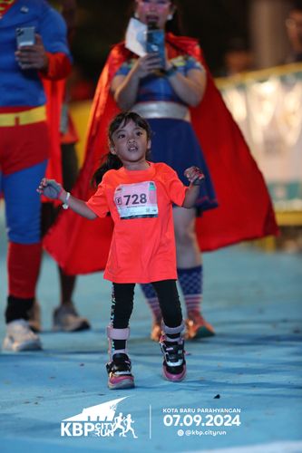 Race photo from KBP City Run 2024