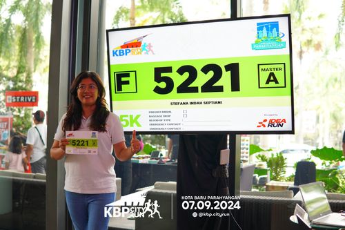Race photo from KBP City Run 2024