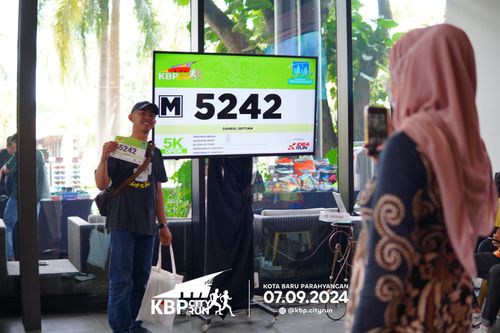 Race photo from KBP City Run 2024