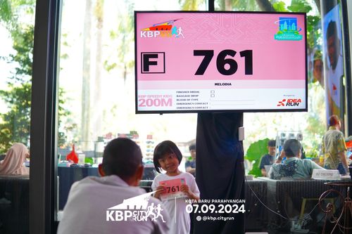 Race photo from KBP City Run 2024