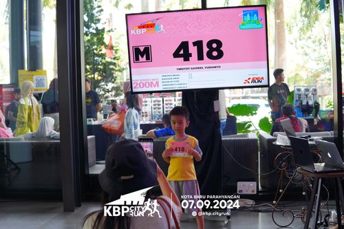Race photo from KBP City Run 2024