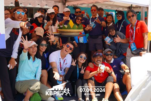 Race photo from KBP City Run 2024