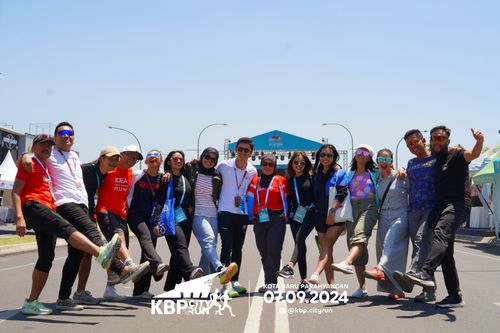 Race photo from KBP City Run 2024