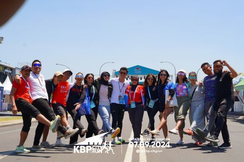 Race photo from KBP City Run 2024
