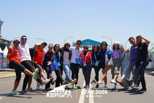Race photo from KBP City Run 2024