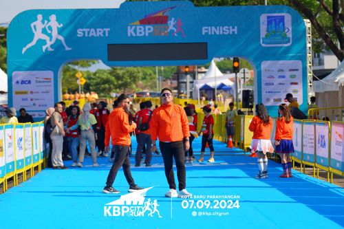 Race photo from KBP City Run 2024