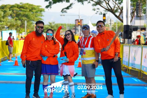 Race photo from KBP City Run 2024