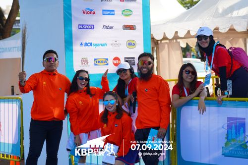 Race photo from KBP City Run 2024