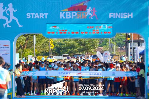 Race photo from KBP City Run 2024