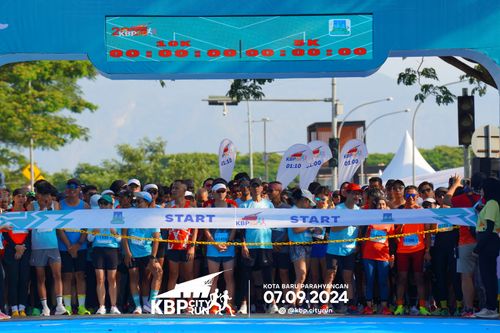 Race photo from KBP City Run 2024
