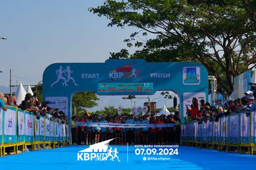 Race photo from KBP City Run 2024