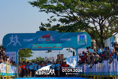 Race photo from KBP City Run 2024