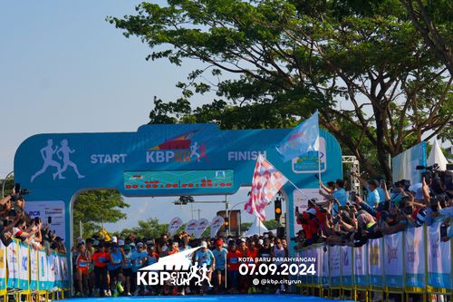 Race photo from KBP City Run 2024