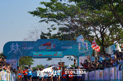 Race photo from KBP City Run 2024