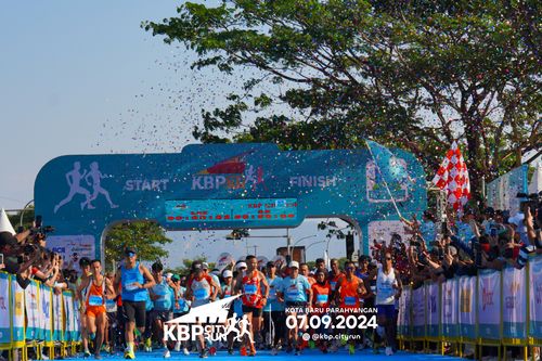Race photo from KBP City Run 2024
