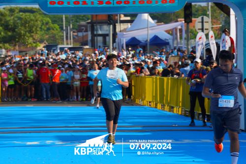 Race photo from KBP City Run 2024