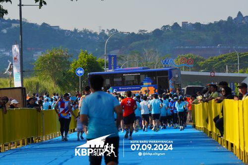 Race photo from KBP City Run 2024