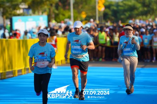 Race photo from KBP City Run 2024