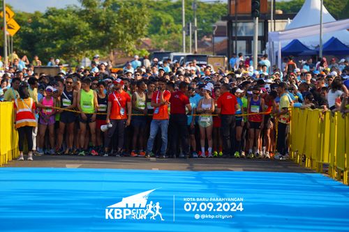 Race photo from KBP City Run 2024