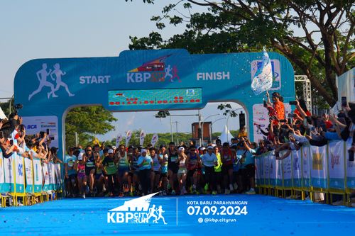 Race photo from KBP City Run 2024