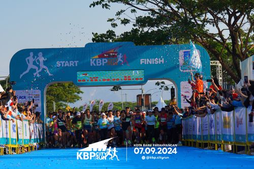 Race photo from KBP City Run 2024