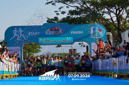 Race photo from KBP City Run 2024