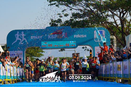 Race photo from KBP City Run 2024