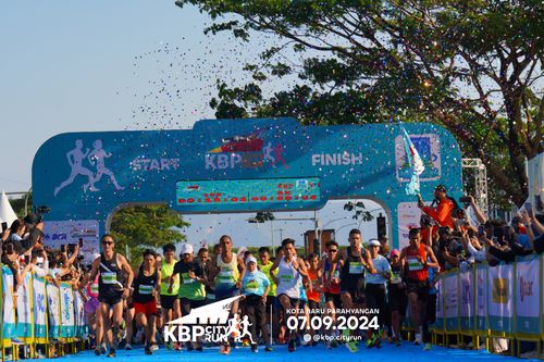 Race photo from KBP City Run 2024